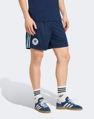 adidas Germany Originals - Pantaloncini blu navy stile college