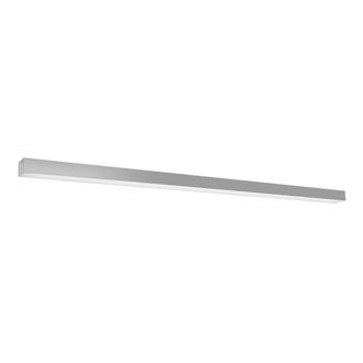 Thoro L&aacute;mpara de techo gris aluminio 3000k alt. 6 cm