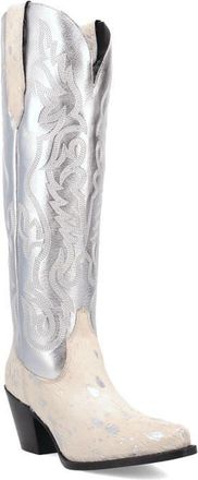 Dingo Take No Bull Knee High Western Boot in White at Nordstrom, Size 6.5