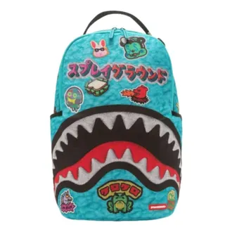 Sprayground Fun Mini-Picture Sawtooth Shark Backpack Green G6871-69