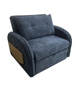 Home Heavenly Sof&aacute; cama con dos puntos de inclinaci&oacute;n en color azul