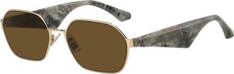 Etro 0111/S Zonnebril - unisex - Accessoires - Geel - Maat: 58 MM