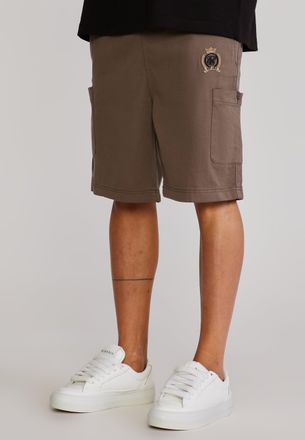 Siksilk Mens Brown Cargo Shorts XXL