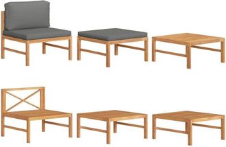 vidaXL Sillas De Comedor Con Ruedas 2 Pcs Negro 58 X 65 X 94 Cm Tela