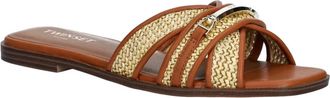 Twinset Comfort Slides - Dames - Sandalen - Bruin - 39 EU - Schoenen