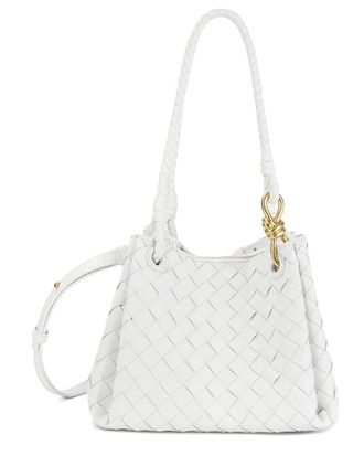Tiffany & Fred Hand-Woven Leather Shoulder Bag