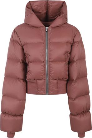 Rick Owens Hooded Jkt - Dames - Winterjassen - Roze - M - Jassen