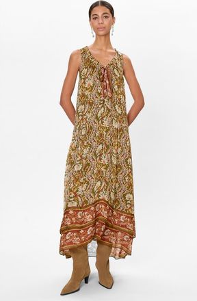 Rebecca Taylor Isha Printed Dress in Pesto Combo at Nordstrom, Size X-Small