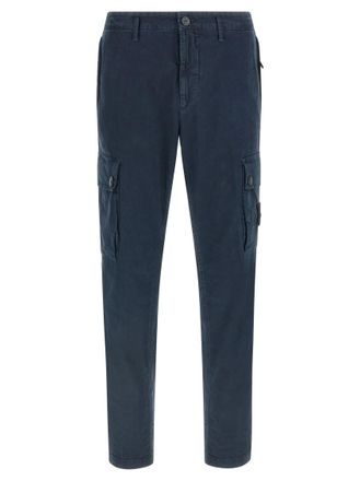 Stone Island Blue Slim Cargo Pants
