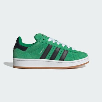 adidas Originals ADIDAS Originals Unisex Campus 00s Shoes - Green Leather - Size UK 5.5