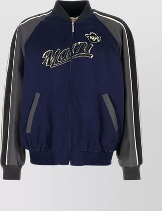 Marni satin bomber jacket