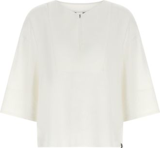 Max Mara White Linen Womens Blouse