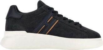 Hogan H580 Allacciato H Profilo - Heren - Sneakers - Blauw - 42 EU - Leer - Schoenen