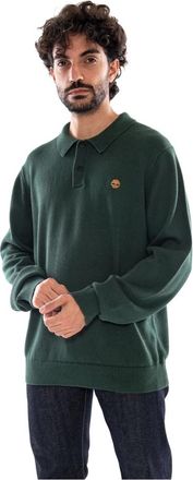 Timberland Maglione Polo Williams River - - Tops - Uomo - Verde - XL