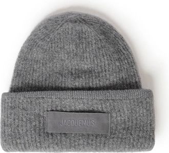 Jacquemus Gorro Gros Grain - Accessories - Mujer - Gris - ONE SIZE