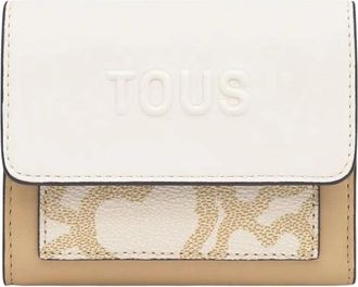 Tous Kaos Icon Flip Portemonnee - Dames - Portefeuilles - Beige - ONE Size - Accessoires