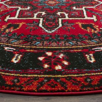 Safavieh Alfombra rojo/azul marino 122 x 122 cm
