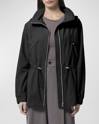 Soia & Kyo Raven Water-Repellent Anorak Utility Jacket