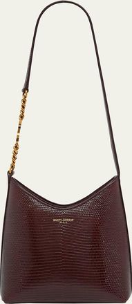 Saint Laurent Mini Shoulder Bag in Shiny Lizard Skin