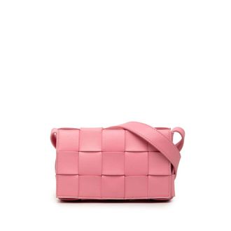 Bottega Veneta Pre-owned Bottega Veneta Small Nappa Intrecciato Cassette Crossbody Ladies 9W36NUYX8XPJUM1V