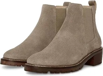 Steve Madden Womens Steve Madden Dorothea DOTH01S1 Boots Mushroom Suede Chelsea HTAT400