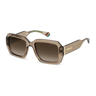 Polaroid Occhiali da sole rettangolari in materiali misti - - Accessories - unisex - Marrone - ONE SIZE