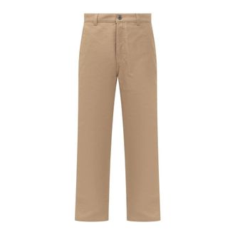 Ami Straight Trousers, male, Beige, Size: XS Worker Trousers