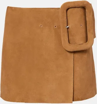 Ami Suede miniskirt