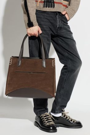 J.W.Anderson Shopper-type Loafer Bag, Unisex, Brown