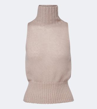Tom Ford Cashmere and silk-blend high-neck vest