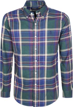 Polo Ralph Lauren Plaid Embroidered Logo Button-Up Shirt