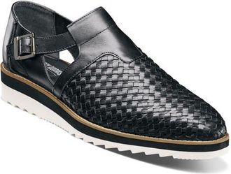 Stacy Adams Alvarado Woven Loafer in Black at Nordstrom, Size 14