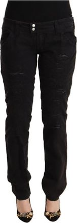Cycle Versleten Slim Fit Denim Jeans - Dames - Slim Fit Jeans - Zwart - W31 - Denim - Jeans