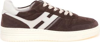 Hogan H630 Sneaker - Heren - Sneakers - Bruin - 41 EU - Leer - Schoenen