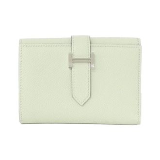 Herm&egrave;s Bearn Vert Epsom Leather Wallet (Tri-Fold) (Pre-Owned)