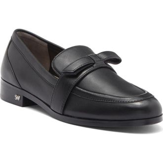 Stuart Weitzman Emma Bow Loafer in Black at Nordstrom Rack, Size 10