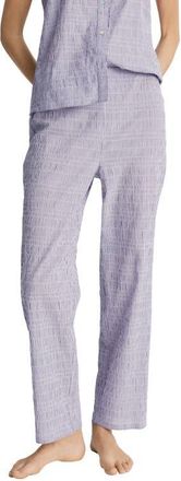 Mango Stripe Stretch Cotton Pajama Pants in Lilac at Nordstrom, Size Medium