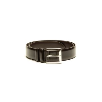 Orciani Accessoires, Heren, Bruin, 105 CM, Donkerbruine Leren Riem