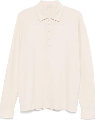 Massimo Alba Stijlvolle Ischia Polo Shirt - Heren - Polos - Beige - XL - Tops
