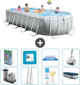 Intex Piscina Prism Frame Oval - 610x305x122 Cm - 9-piezas S531