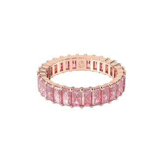 Swarovski Matrix Ring - Dames - Ringen - Roze - 58 MM - Accessoires