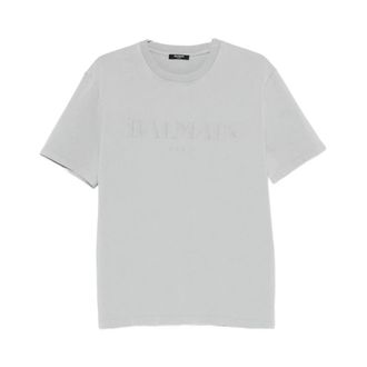 Balmain T-Shirts, male, Gray, Size: 2XL Balmain T-shirts and Polos