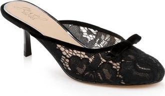 Badgley Mischka Elliot Mule in Black Lace at Nordstrom, Size 5.5