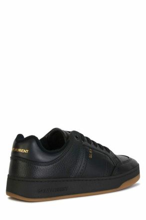 Saint Laurent Calf Leather Low-Top Sneaker - Black