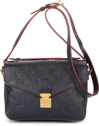 Louis Vuitton Pre-owned Womens Pochette Metis MM Shoulder Bag - Blue/Navy - One Size