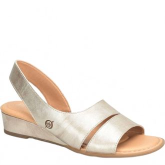 Born Womens Crista Sandals In Light Gold