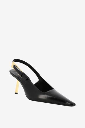 Saint Laurent Slingback-Pumps aus Leder Lee 75