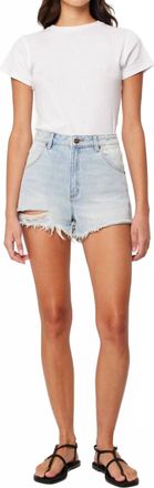 Rolla's Dusters Raw Hem Short In Layla Bleach