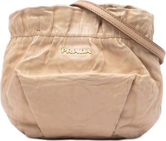 Prada Pre-owned Prada Nappa Leather Antique Bucket Bag Ladies ZYCDL7SYF1VU3VCT