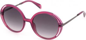 Police Womens SPLD36M5407UZ SPLD36M 54 07UZ Sunglasses - Pink - One Size